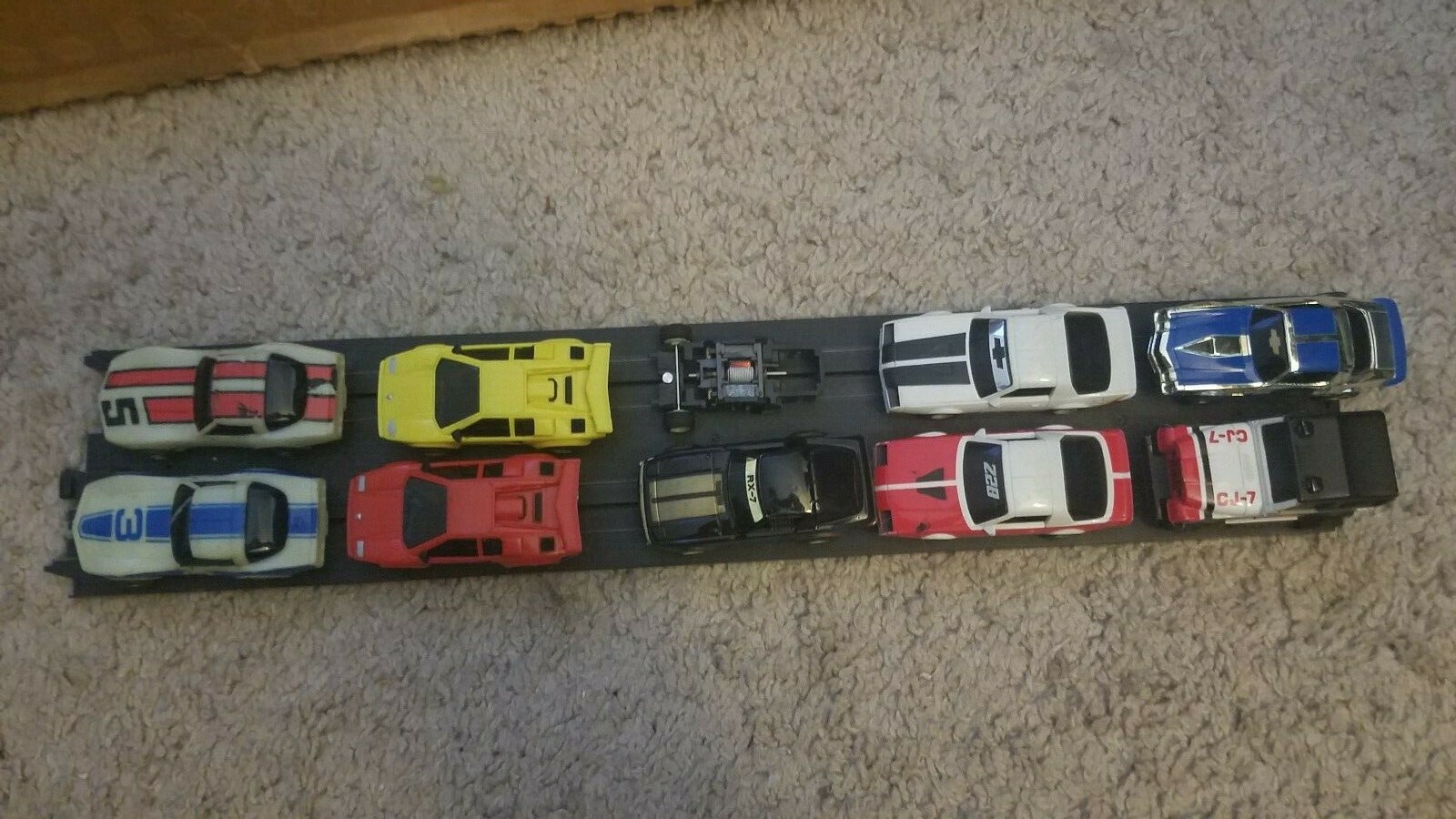 Tyco Super Cliff Hangers with Nite Glow Electric Slot Car Track Set TYCO - фотография #3