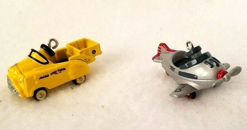 Hallmark Miniature Kiddie Car Ornaments Dump Truck Airplane 3rd / 4th Series NEW Hallmark - фотография #2