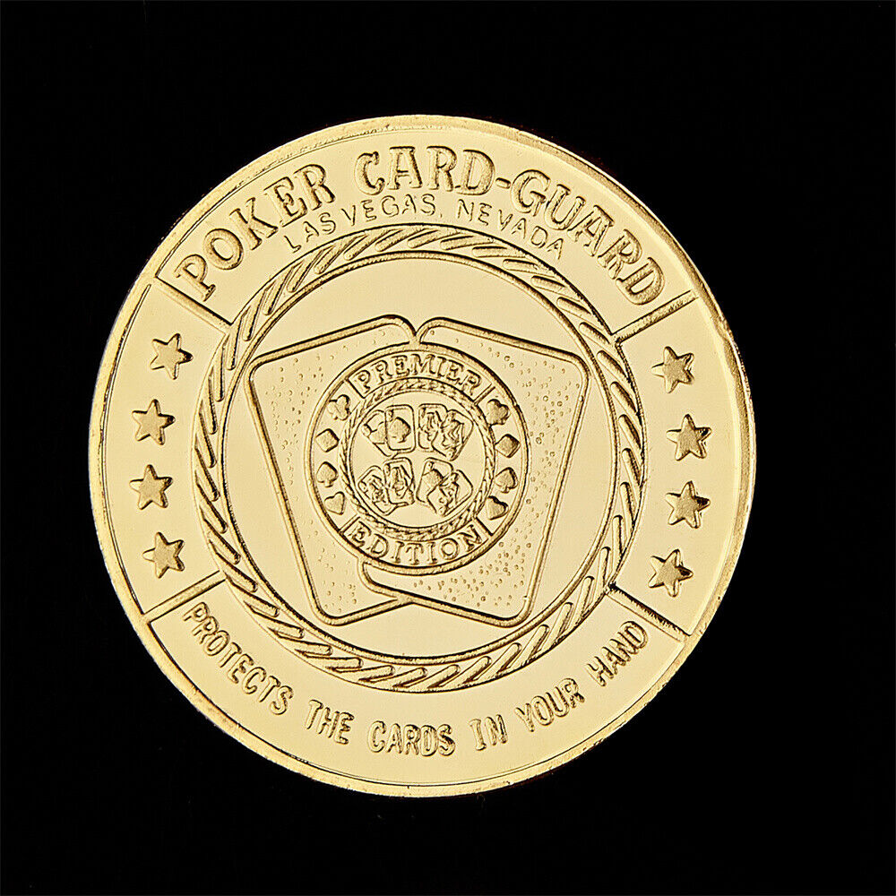 5PCS Casino Poker Chips Guard "Big Slick Ace&King" Souvenir Coin Art Poker  Без бренда - фотография #9