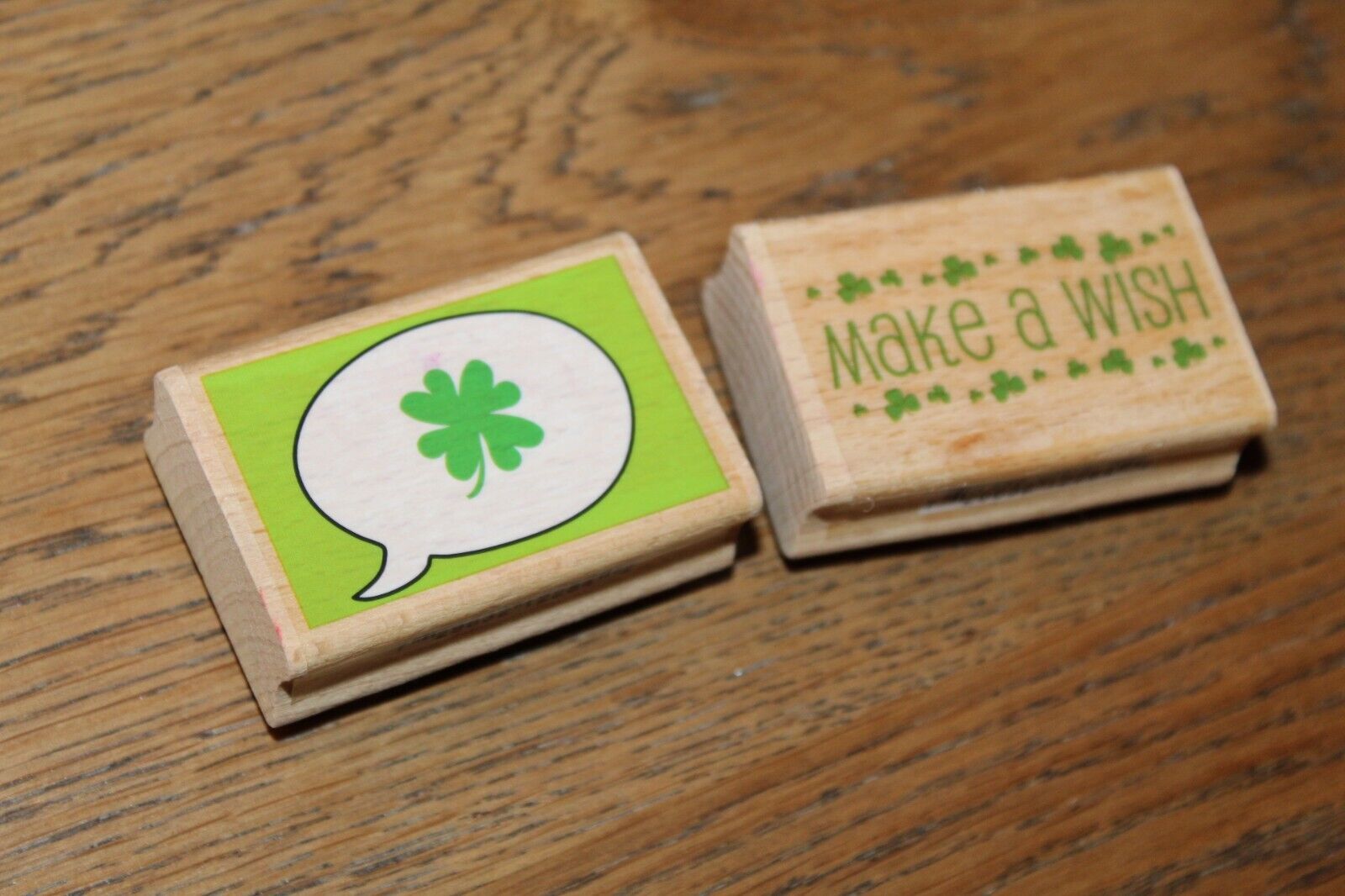 {St. Patrick's Day} Stamp Set LOT Wood Mounted Paper Craft Card Making Studio G Studio G Does Not Apply - фотография #2