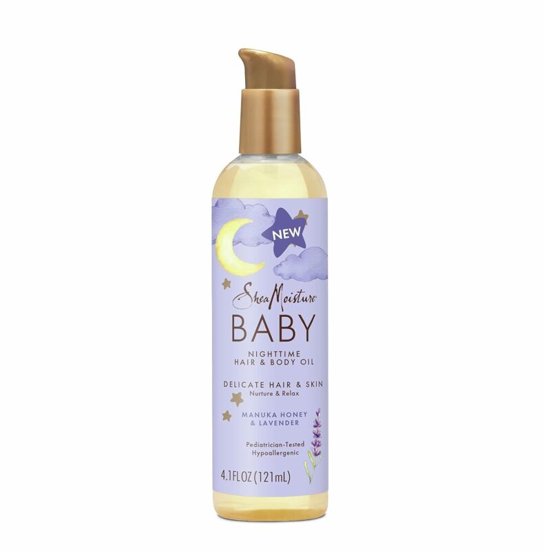 SheaMoisture Baby Hair and Body Oil for Delicate Hair and Skin Manuka Honey Unilever - фотография #2