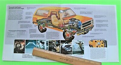 Lot of 6 1976 - 1981 PLYMOUTH TRAIL DUSTER CATALOGS Brochures 42-pgs SPORT UTE Без бренда - фотография #8