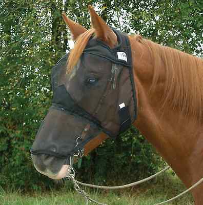 Quiet Ride Horse Fly Mask Standard Ears Nose Trail Riding ALL STYLES and SIZES Cashel Does Not Apply - фотография #5