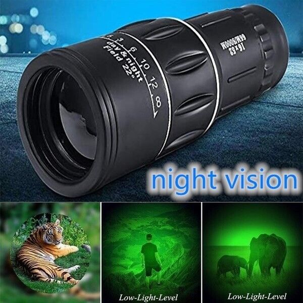 5pcs/Lot 16x50 Night Vision Binocular BAK4 Monocular Telescope Hunting Outdoor Unbranded Does Not Apply - фотография #2