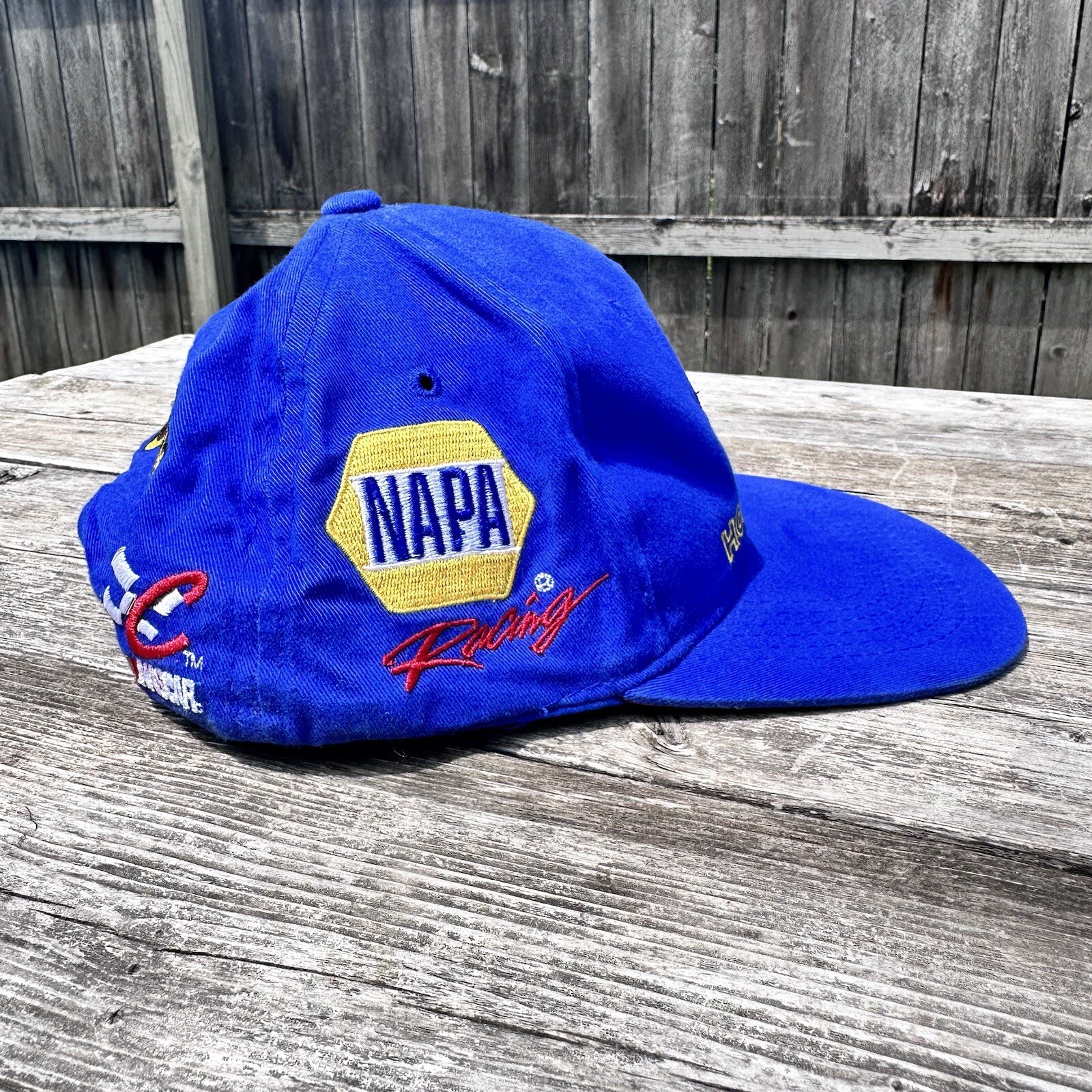 Vintage Nascar Snapback Hat Superman Racing Ron Hornady Warner Brothers Cap Chase Authentics - фотография #3