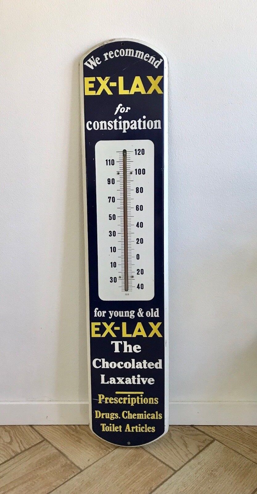WHSE Find! 1 (one)  ea 14" Glass Tube Fit Old 39” Porcelain&Tin Thermometer Sign Без бренда - фотография #8
