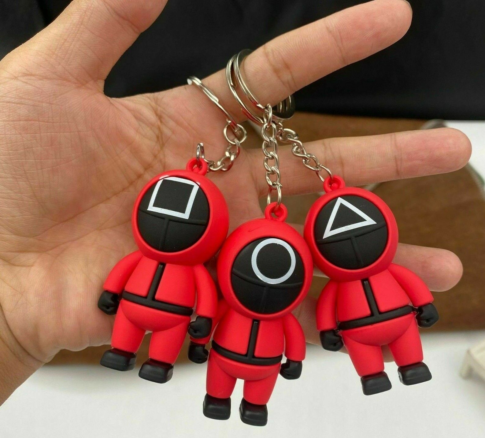 Squid Game Keychain Costume 3D Doll (3 pack) *US SELLER* FREE NEXT DAY SHIPPING Без бренда