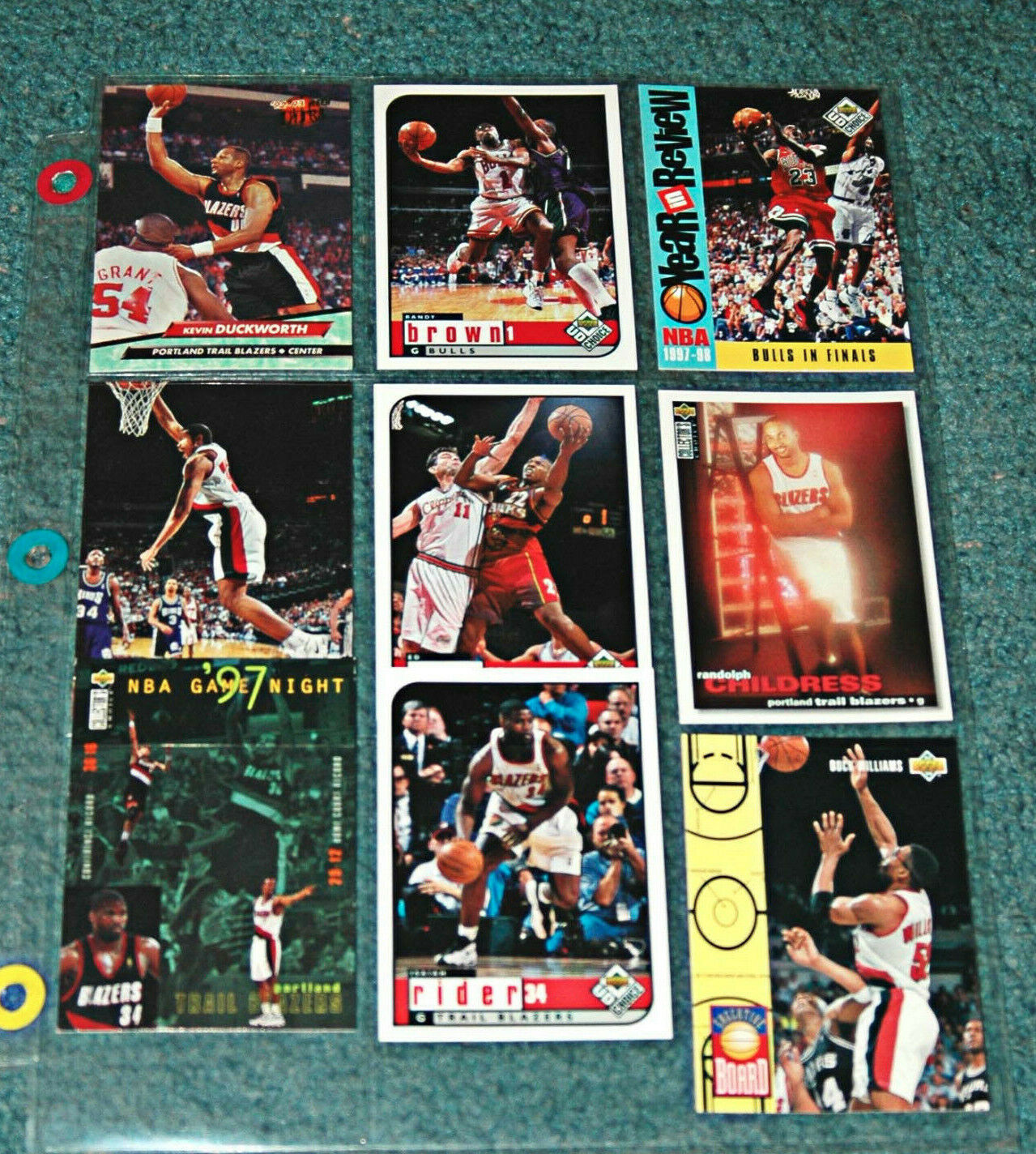 Upper Deck Topps Basketball Cards LOT 1992 - 1998 (63 Pieces VGC) Estate Find Без бренда - фотография #11