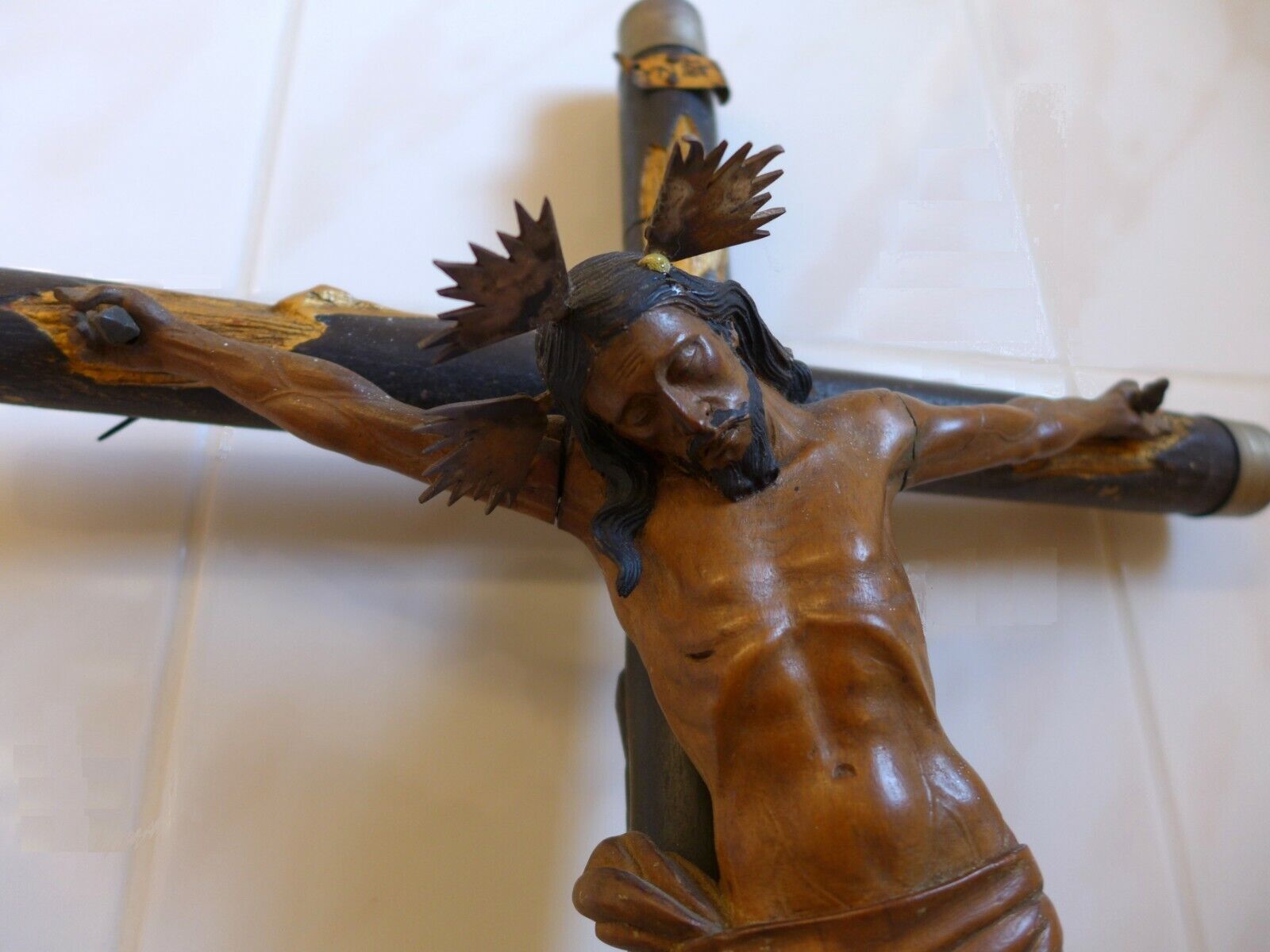 Magnificent Wooden Sculpture of Christ - Circa: Early 18 Century Без бренда - фотография #8