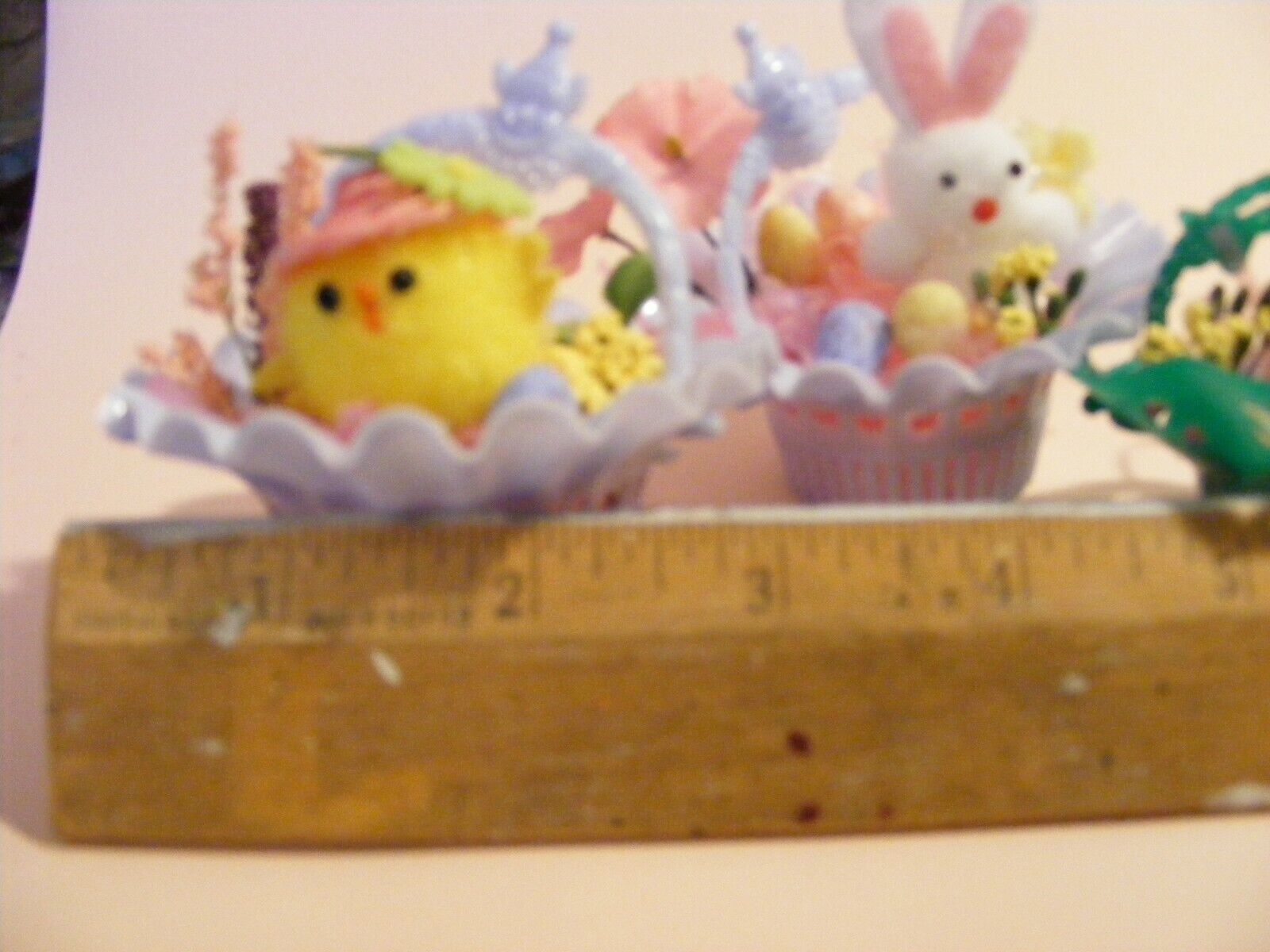 Vintage Easter nutcup arrangements bunnies chicks Без бренда - фотография #9