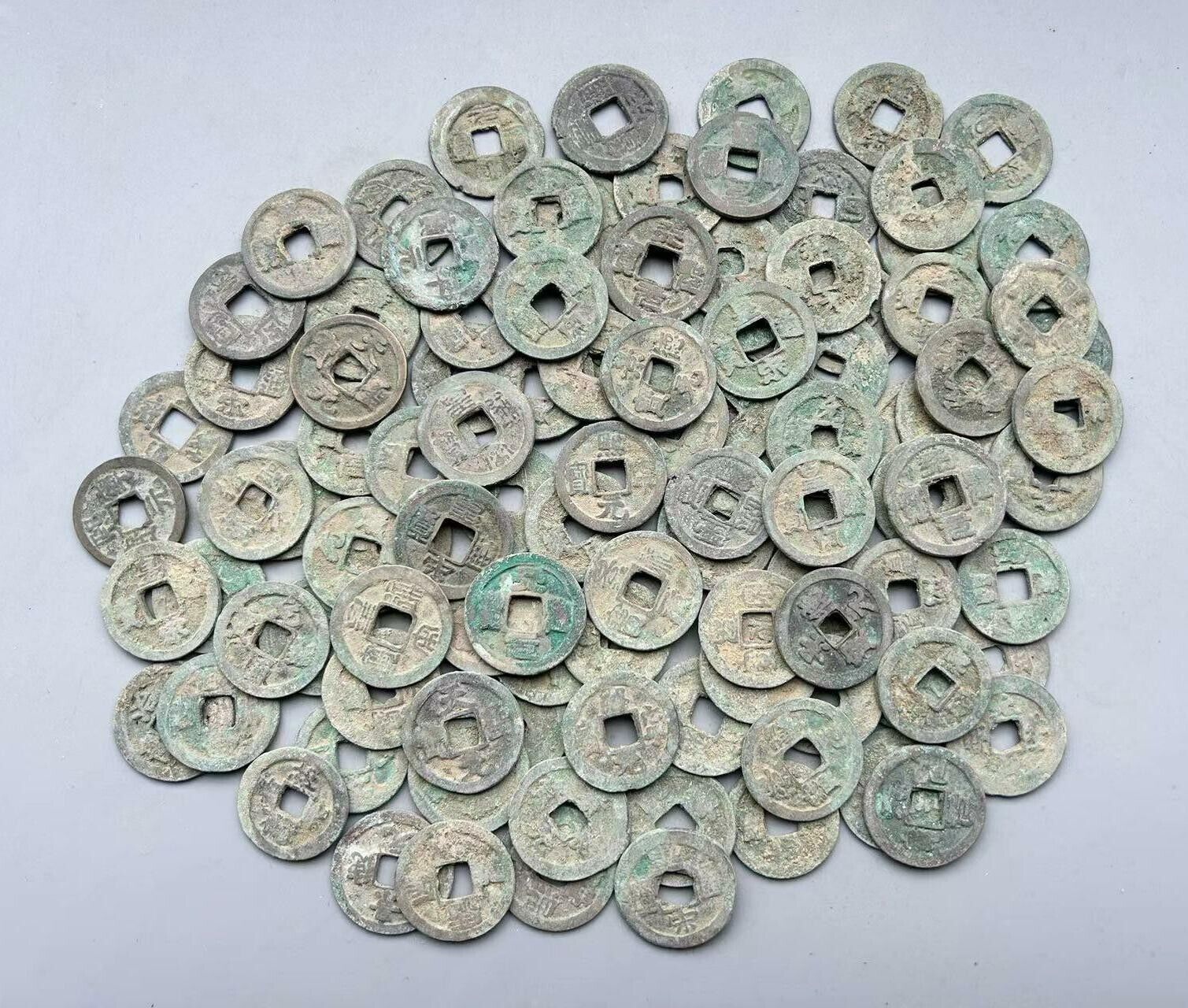 10 Mixed Ancient Chinese North Song Bronze Coins(960-1127)-5 Varieties-ON SALE Без бренда