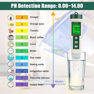 10 in1 Digital LCD PH/TDS/EC/ORP/TEMP/SG/Salinity Water Quality Tester Meter Pen Partsdom Does Not Apply - фотография #3