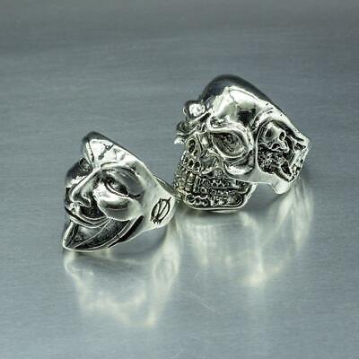 Wholesale 25pcs Lots Gothic Punk Skull Antique Silver Rings Mixed Style Jewelry Unbranded - фотография #4