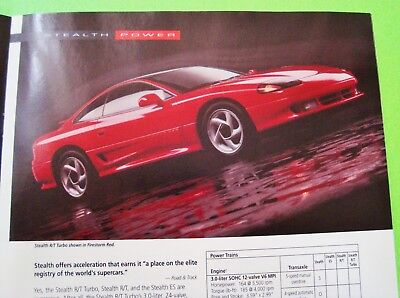 Lot/4 1993 DODGE DLX 24-pg COLOR CATALOG Brochure VIPER Ram STEALTH Daytona 4X4s Без бренда - фотография #5