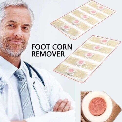 6) BEST Foot Corn Remover Pads Plantar Wart Patch Callus Toe Corn Removal Unbranded - фотография #3