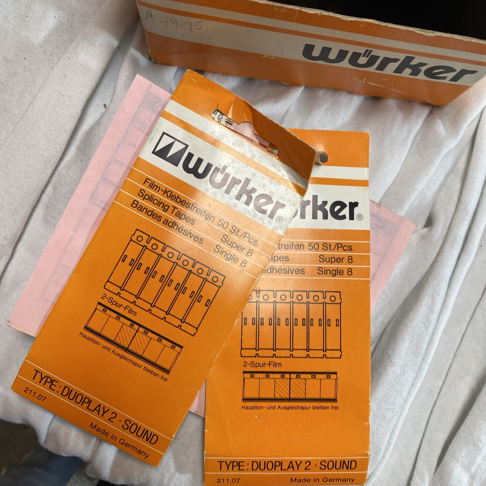 VTG Wurker S8 - Ideal Splicer for Super 8 & Single 8 Film Super 8 Editer  NEW Wurker 21.001 - фотография #3