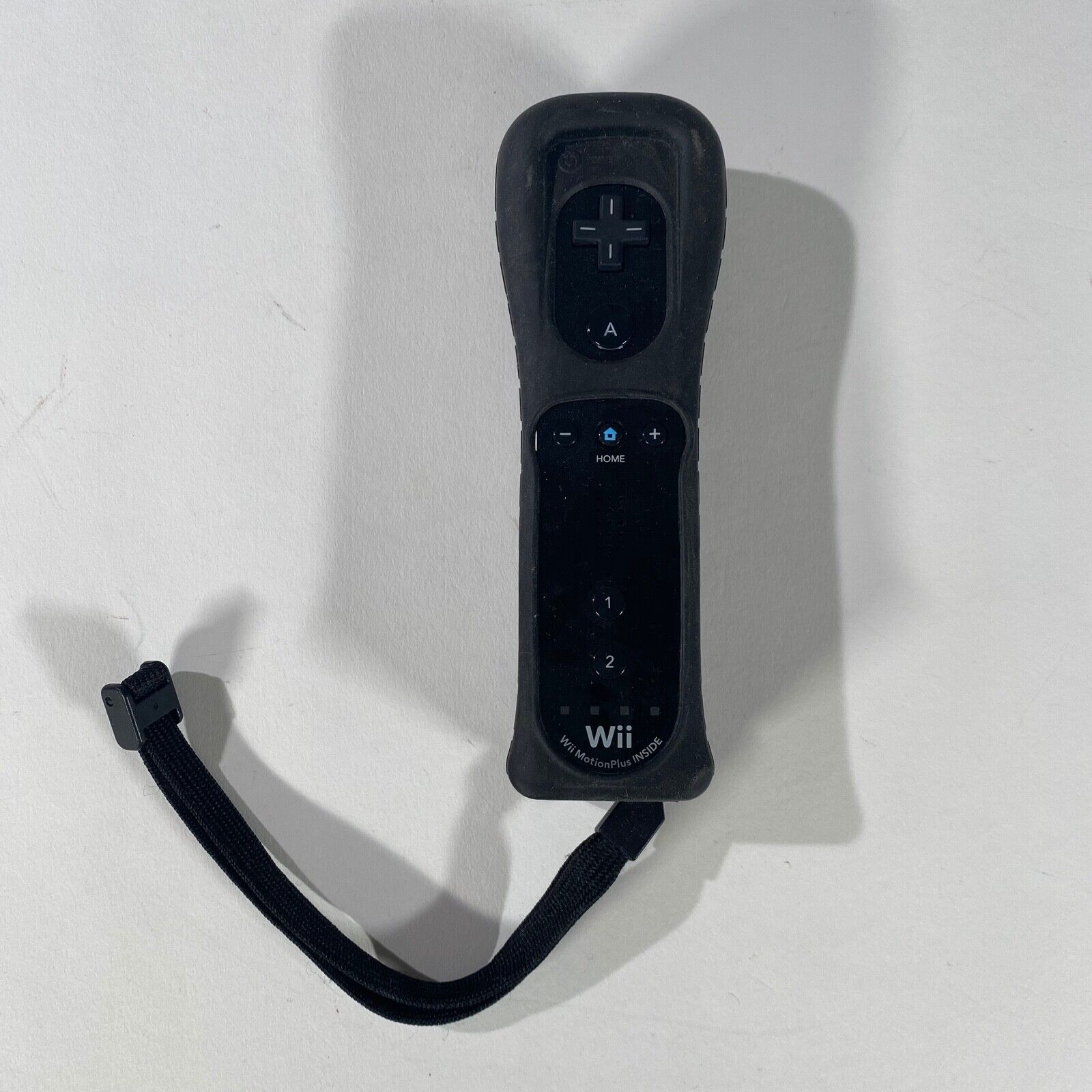 OEM Nintendo Black Wii Remote Motion Plus Controller RVL-036 Tested Working Nintendo RVL-036