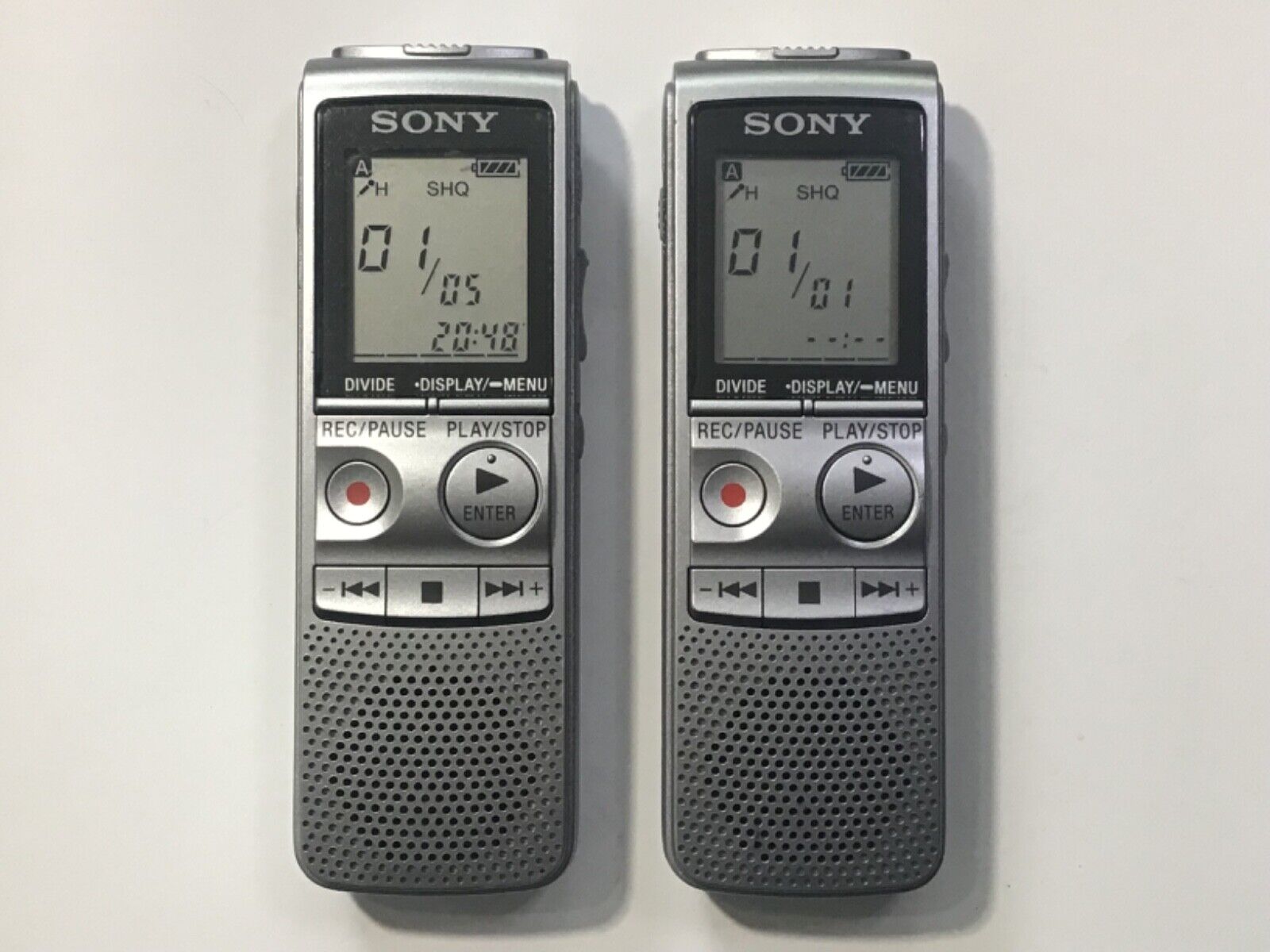 SONY Digital Voice Recorders Lot ~ Sony ICD-BX700 (2) Sony ICD-BX700