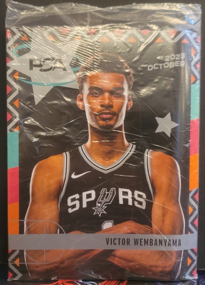 PSA Magazine Victor Wembanyama October 2023 San Antonio Spurs New Sealed in Bag Без бренда - фотография #3