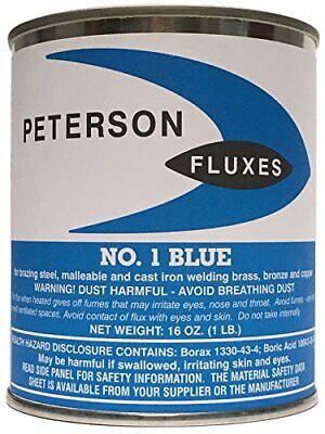 Peterson 1 Blue Flux Coarse Powder 1 Lb Can Peterson Fluxes Does not apply