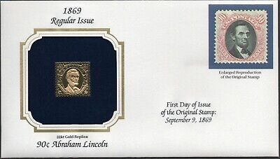 1869 Regular Issue U.S Golden Replicas of Classic Stamps . Set of 10 Без бренда - фотография #10