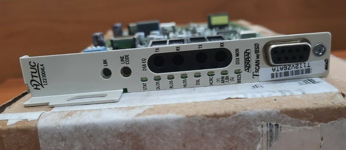Lot of 2 Adtran 1223004L4 3192 HTU-C S TSCAN Interface Module Used and Untested Adtran 1223004L4 - фотография #4