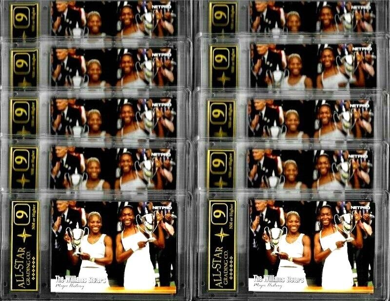 100x Serena Venus The Williams Sisters 2003 Net Pro Rookie Cards #51 ASG 9 NM Без бренда - фотография #2