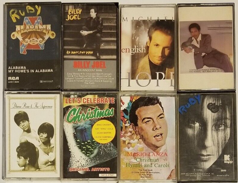 Cassette Tapes Lot 22 with Asst Artists 1970s-1990s Без бренда - фотография #6