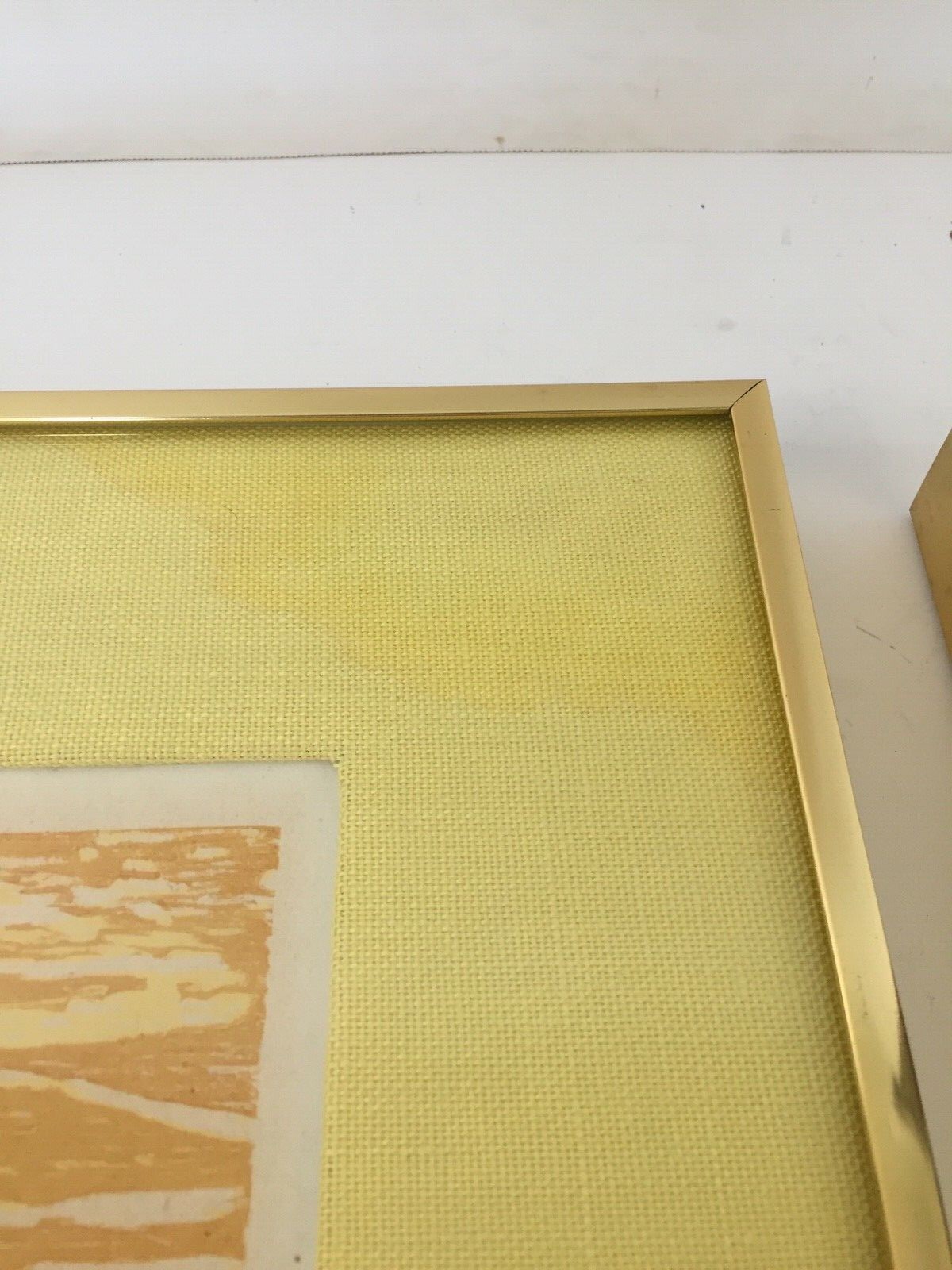 Pair of Mid Century Prints - Yellow Fields Harris G. Strong Bar Harbor Maine Без бренда - фотография #9