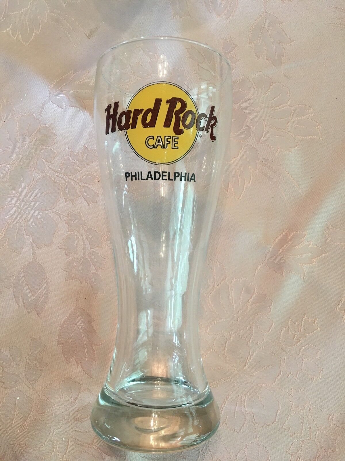 Hard Rock Pilsner Glass Discontinued Collectible -Choose Chicago Philly Foxwoods Hard Rock Cafe - фотография #3