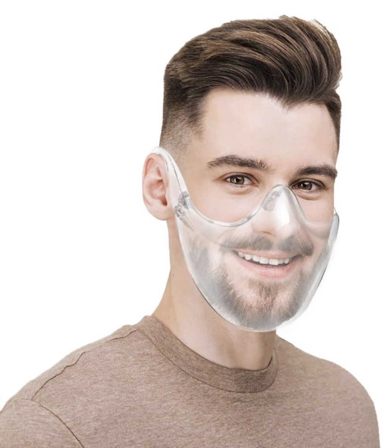 3Pcs Clear Face Mask Cover 3D Durable Shield Reusable Transparent Plastic Mask Unbranded Does Not Apply - фотография #6