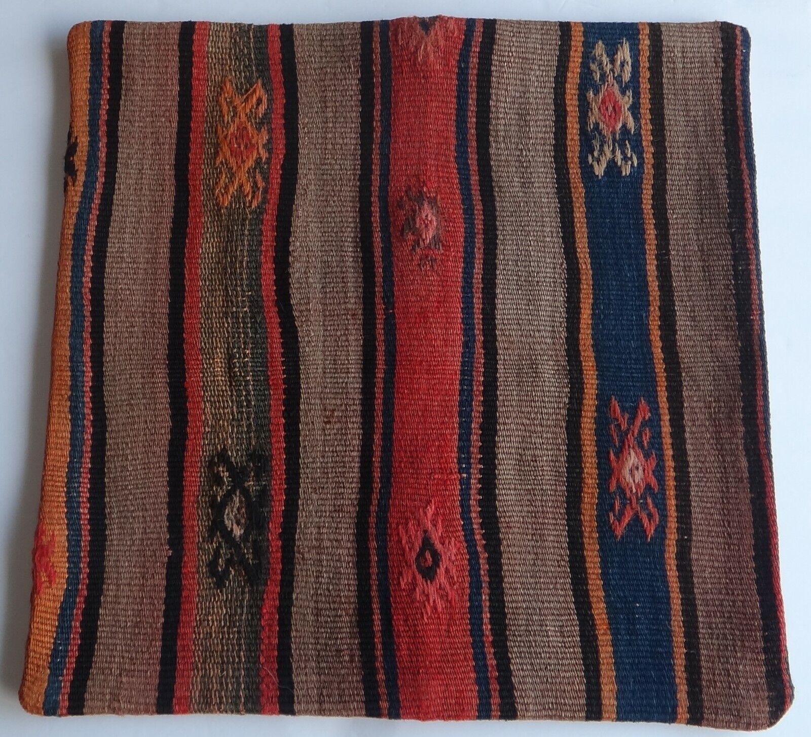 Vintage Turkish Kilim pillow cover (#2) Handmade
