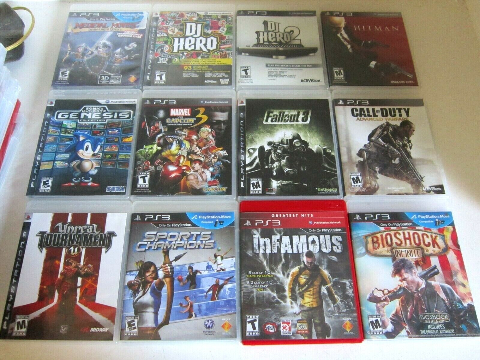 Lot of 42 Playstation 3 Games, Most are in excellent cond. Some New not opened. PlayStation Sony PlayStation 3 - фотография #3