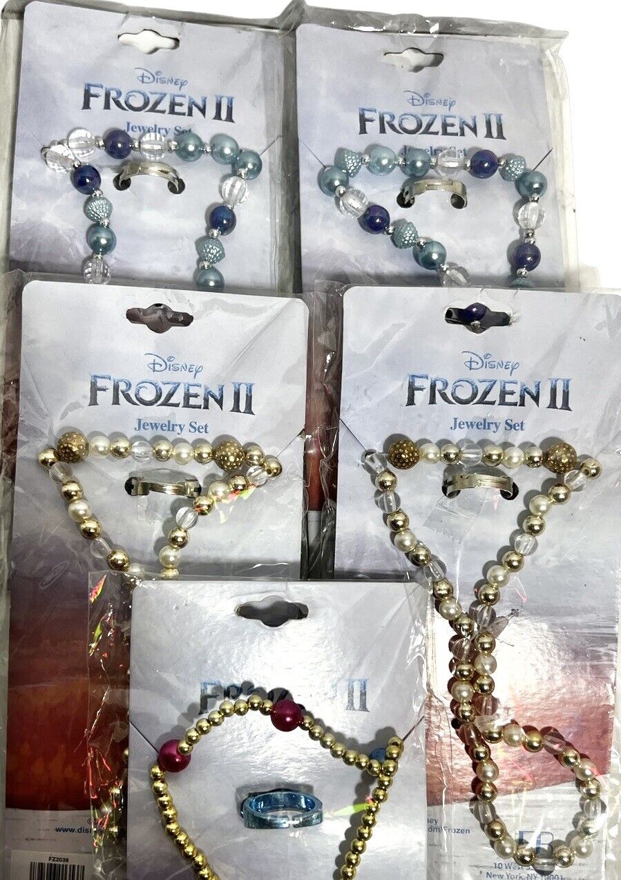 (12) Disney Frozen II Girls Jewelry Sets, Necklace & Ring, & BFF Costume Jewelry Disney - фотография #10