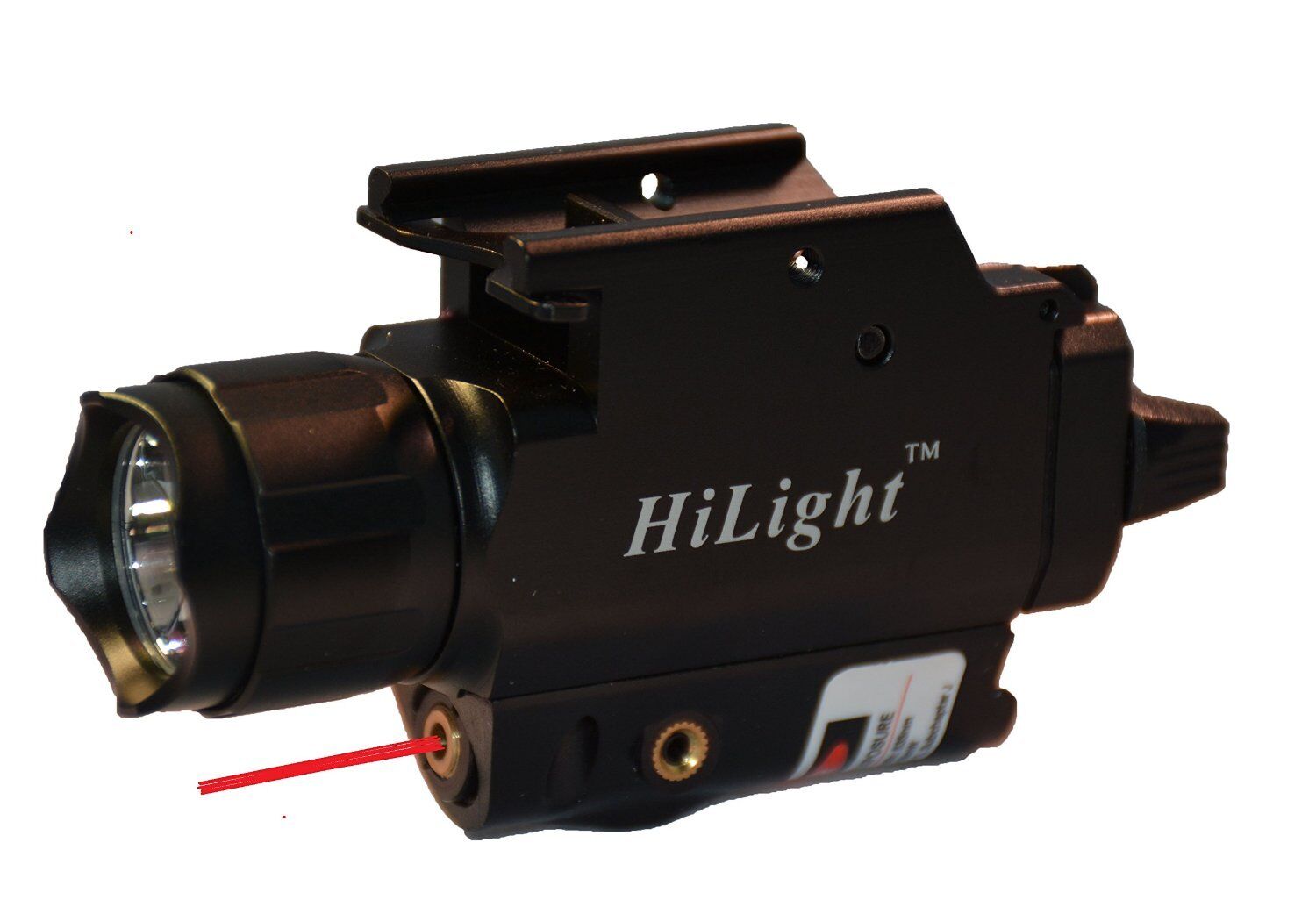 HiLight P10C QR QD Pistol 500lm Flashlight & Red Laser Combo HiLight HL-P10C