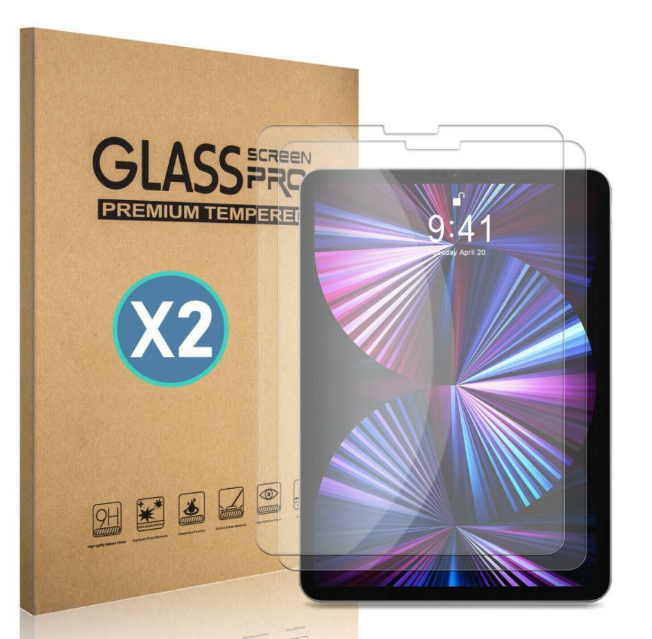 2-Pack For iPad Air 4 (2020) 10.9''/4th Gen HD Tempered Glass Screen Protector UCI Does Not Apply
