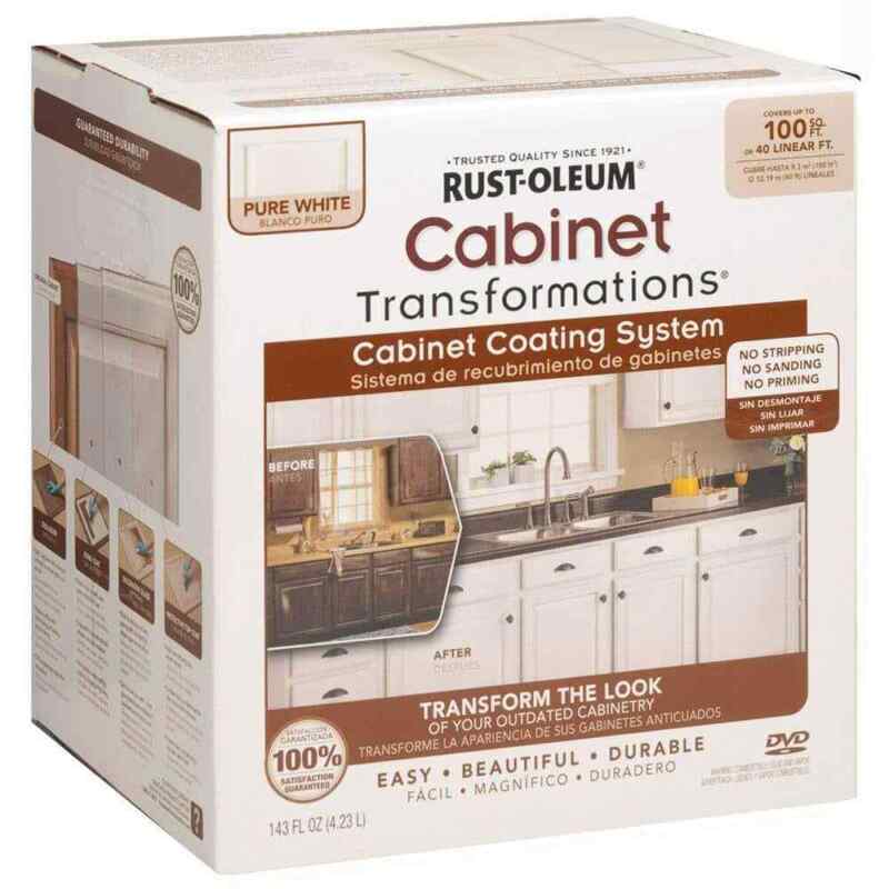 1 Qt. Pure White Cabinet Small Kit Rust-Oleum Transformations - фотография #2