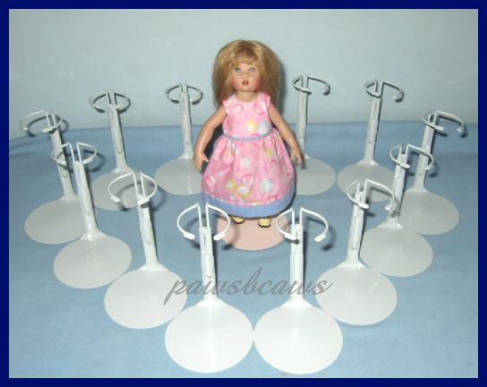 One Dozen 12 Kaiser 2001 Doll Stands for 8" Madame Alexander GINNY Riley Kaiser 2001 - фотография #2