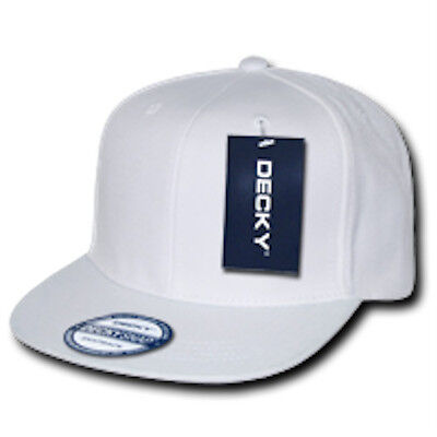Lot of 6 Blank Flat Bill Snapback Caps Hats Solid Two Tone DECKY Wholesale Bulk Decky 350 / 351 - фотография #8