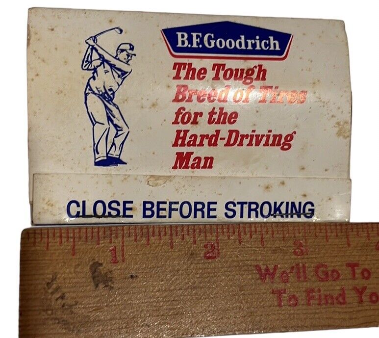 Vintage BF GOODRICH TIRES~Quincy, IL~Golf Tees Giveaway~Hard Driving Man B F Goodrich - фотография #5