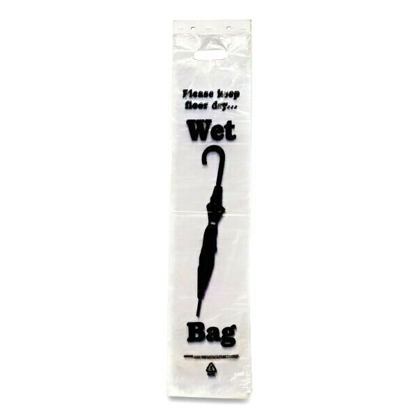 100 (FULL SIZE! 30" LONG) WET UMBRELLA BAGS REFILL FOR RETAIL STORE / RESTAURANT Tatco n/a