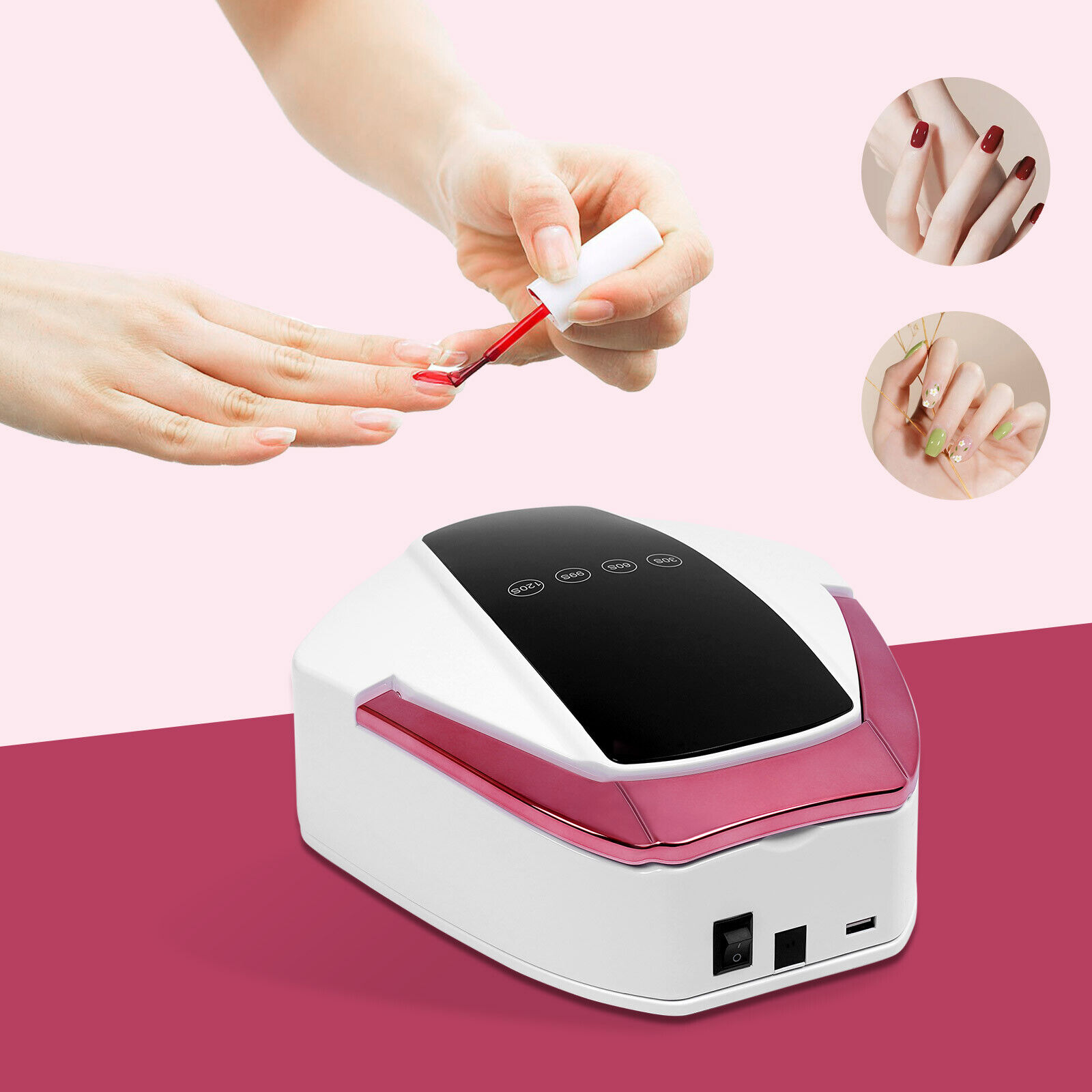Smart Cordless Wireless Rechargeable LED/UV Nail Lamp Gel Polish Nail Dryer 96W Unbranded Does not apply - фотография #5