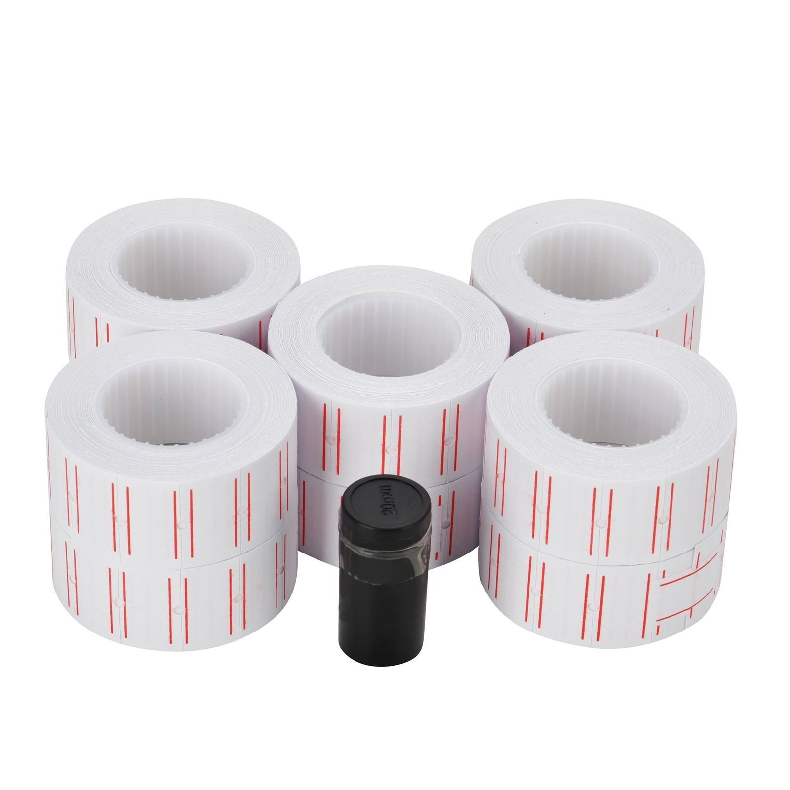 10 Rolls Price Tags Gun Labels 6000 Stickers For MX-5500 With Refill Ink Unbranded Does Not Apply - фотография #2