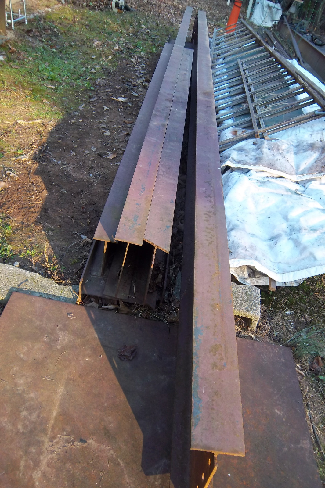 Steel H Beams (5)sold as a lot Без бренда