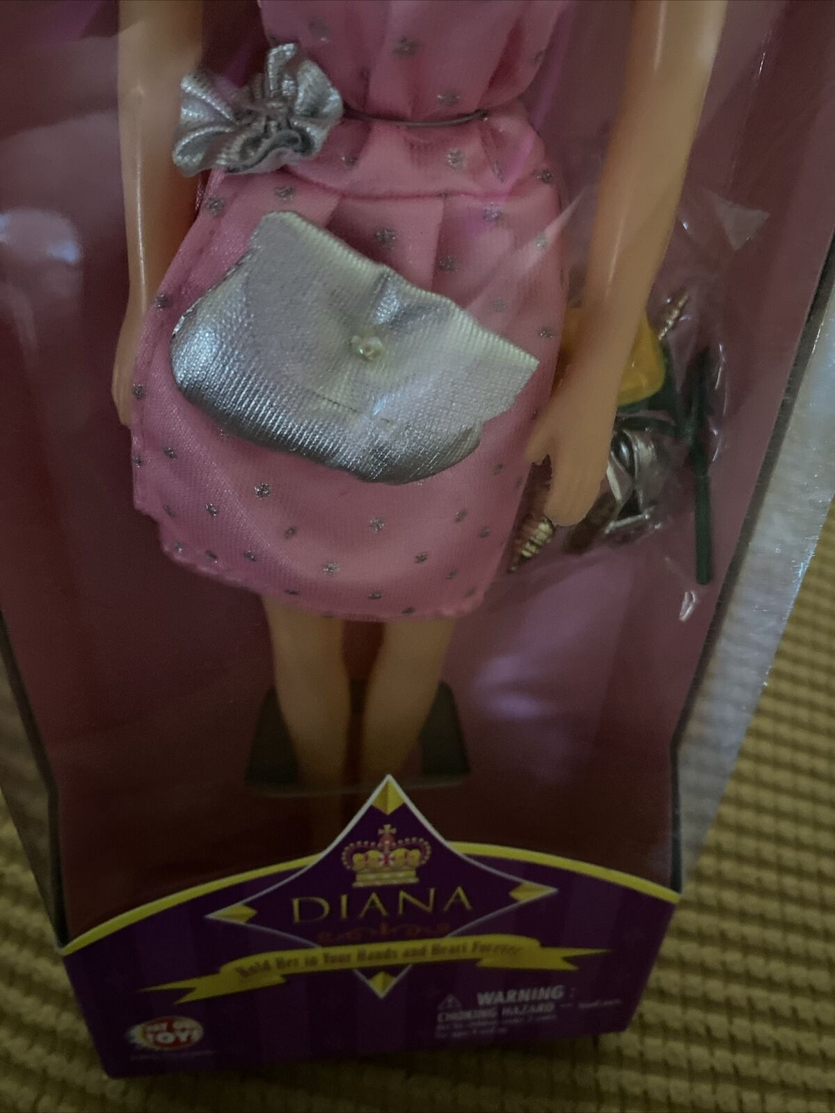 Rare Pink Royal Princess Wales Diana Barbie Doll Way Out Toys Collectible READ Без бренда - фотография #3