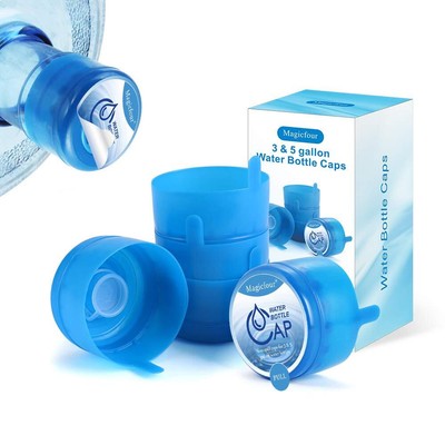 Magicfour 5 Pack Gallon Water Bottle Caps Water Bottle Caps 55mm Non-Spill Re Magicfour