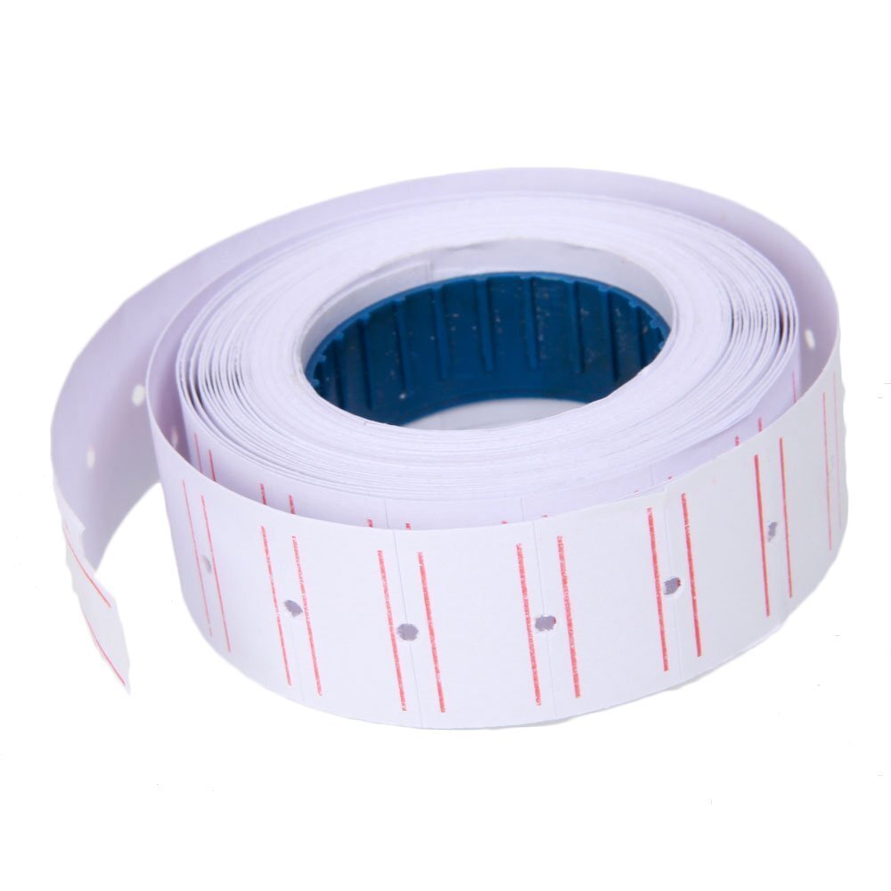 10 Rolls 6000pcs White Price Tag Sticker Gun Labels Refill For MX 5500 w/ 1 ink Unbranded Does Not Apply - фотография #3
