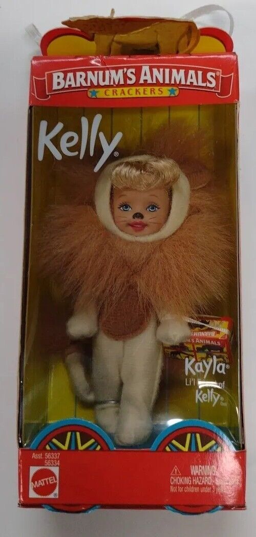 KAYLA Kelly Barnum’s Animal Crackers Lion Barbie Friend Mattel 2002 Vintage NEW  Mattel N/A