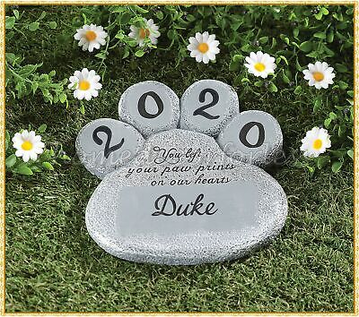 PERSONALIZED Paw Print Dog Cat Pet Memorial Grave Marker Garden Stepping Stone HDFL 355481 - фотография #7