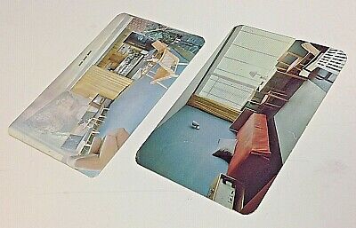 Vintage Mid Century Color Postcards Lot of 2 AAA Tourinns Motor Courts Motel US Без бренда - фотография #2